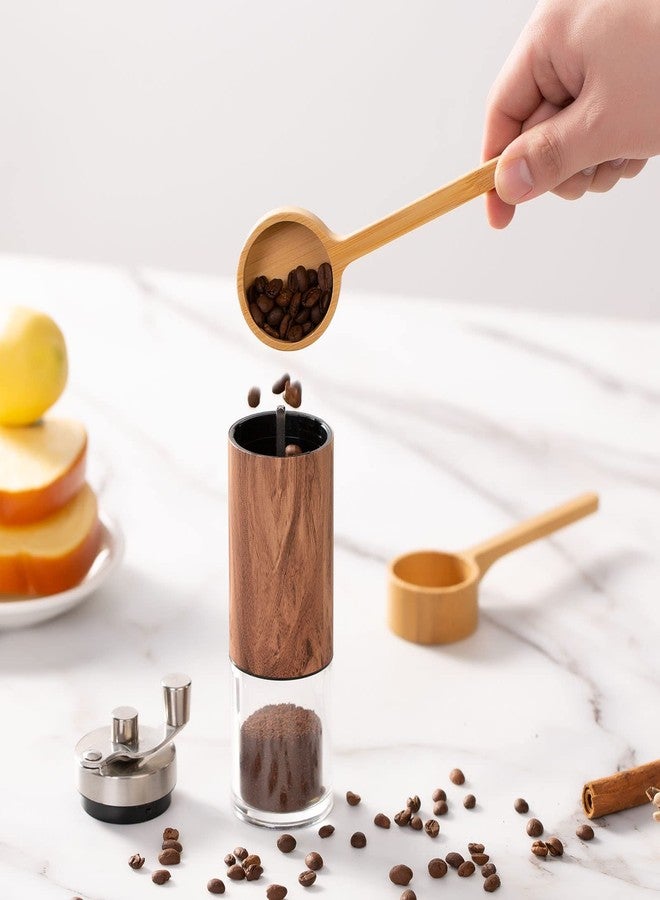 FLYPOKER Bamboo Wooden Coffee Scoop Long Handle Measuring Scoop for Jars - Image 4